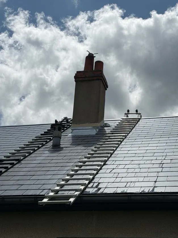 Ouvrage de zinguerie réalisé par Maison Dallau à Épernon